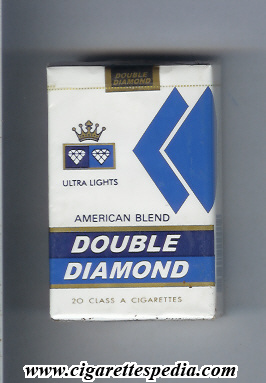 double diamond american blend ultra lights ks 20 s india usa