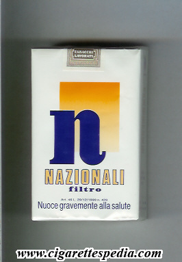 n nazionali filtro ks 20 s white yellow italy