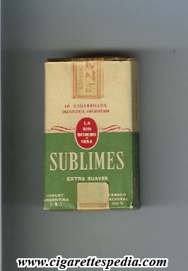 sublimes extra suaves s 10 s argentina