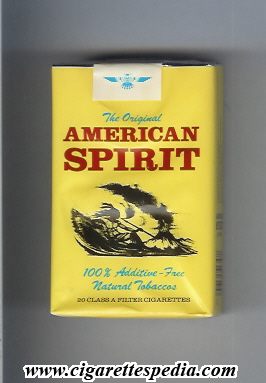 the original american spirit ks 20 s yellow usa