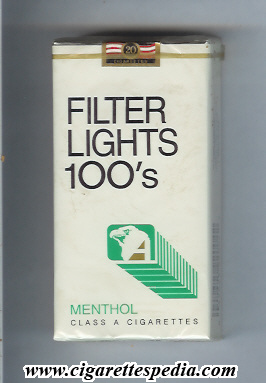 without name with eagle filter lights menthol l 20 s usa