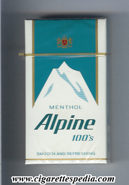 alpine green name menthol l 20 h usa