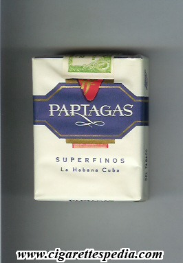 partagas superfinos s 20 s white blue cuba
