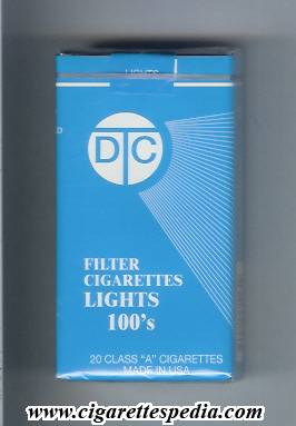 dtc filter cigarettes lights l 20 s usa
