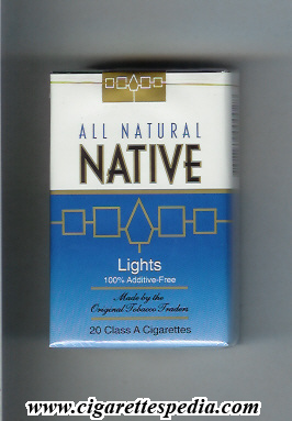 Native All Natural (100 percent Additive-Free) (Lights) KS-20-S - USA