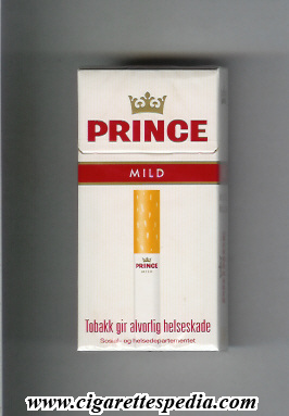 prince with cigarette mild ks 10 h norway