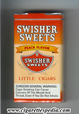 swisher sweets peach flavor l 20 s little cigars usa