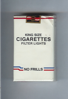 Cigarettes No Frills (Lights) KS-20-S - USA