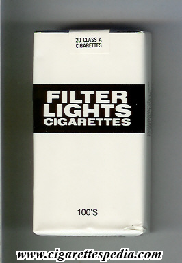 filter lights cigarettes l 20 s usa