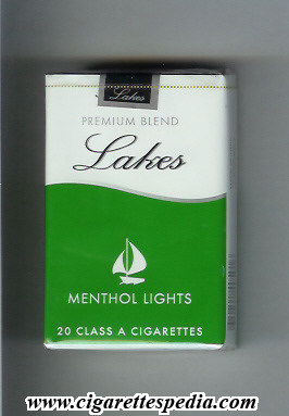 lakes premium blend menthol lights ks 20 s india