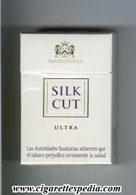 silk cut ultra ks 20 h white white spain england