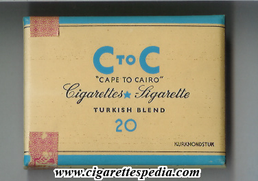 C To C 'Cape To Cairo' (Turkish Blend) S-20-B - South Africa