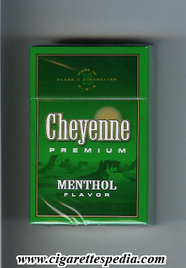 cheyenne premium menthol flavor ks 20 h usa