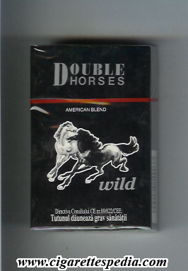 double horses wild american blend ks 20 h black roumania china