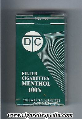 dtc filter cigarettes menthol l 20 s usa