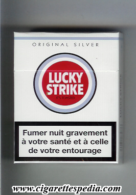 lucky strike original silver ks 25 h germany france