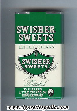 swisher sweets menthol l 20 s little cigars usa
