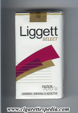 liggett select light design filter l 20 s usa