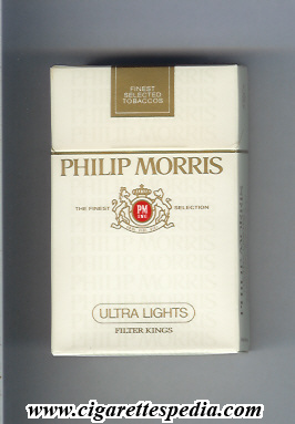 philip morris design 6 ultra lights ks 20 h france usa