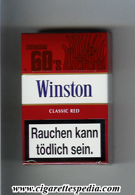 winston collection version classic red 60 s ks 20 h germany