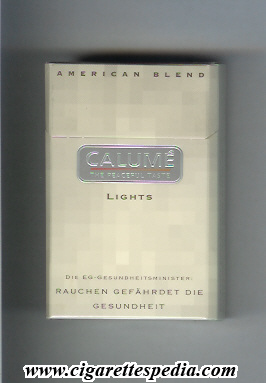 calume the peaceful taste american blend lights ks 19 h germany