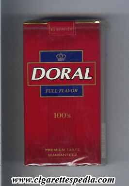 doral premium taste guaranteed full flavor l 20 s usa