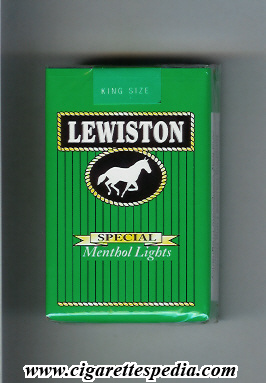 lewiston special menthol lights ks 20 s indonesia usa