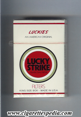 lucky strike luckies an american original filters ks 20 h japan usa