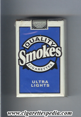 quality smokes ultra lights ks 20 s usa