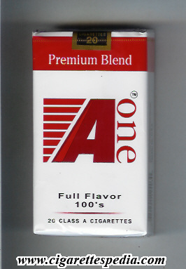a one vertical one premium blend full flavor l 20 s india usa