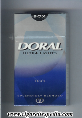 doral splendidly blended ultra lights l 20 h usa