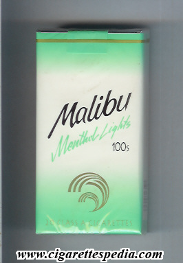 malibu american version diagonal name diagonal characteristics menthol lights l 20 s usa