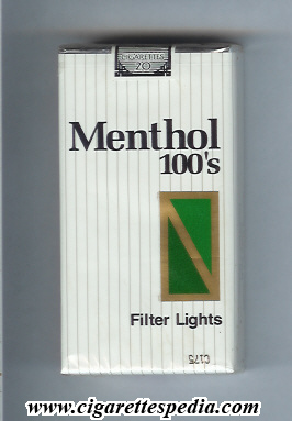 menthol american version filter lights l 20 s usa