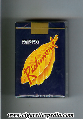 richmond uruguayan version design 1 cigarillos americanos ks 20 s black yellow uruguay