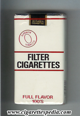 filter cigarettes superior tobacco full flavor l 20 s usa
