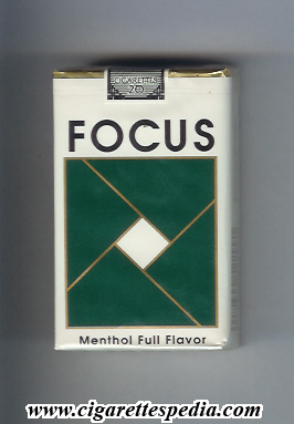 focus menthol full flavor ks 20 s usa