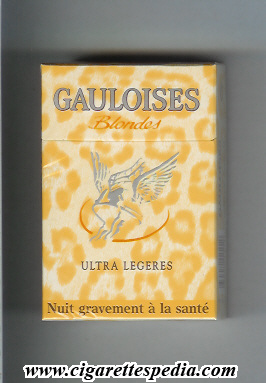 gauloises blondes collection design liberte toujours jaguar ultra legeres ks 20 h yellow france