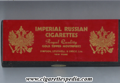 imperial russian american version russian cigarettes 0 7s 10 b usa