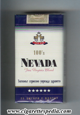 nevada bulgarian version fine virginia blend l 20 s bulgaria