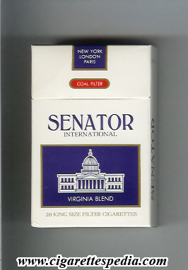 senator hungarian version international virginia blend coal filter ks 20 h hungary