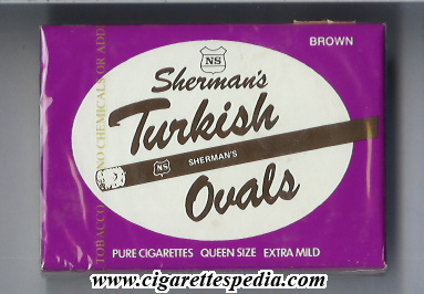sherman s turkish ovals brown s 20 b usa