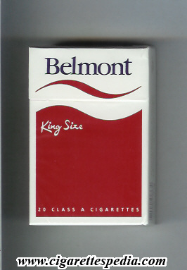 belmont chilean version with wavy top king size ks 20 h red white chile