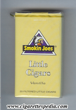 smokin joes little cigars vanilla l 20 s usa