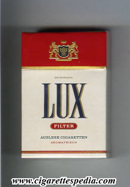 lux german version filter auslese cigaretten aromafrisch ks 20 h germany