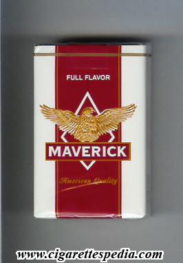 maverick american version colour design full flavor ks 20 s white red yellow usa