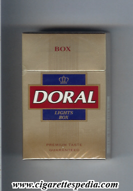 doral premium taste guaranteed lights ks 20 h usa