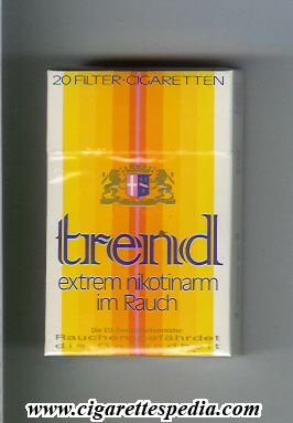 trend austrian version extrem nikotinarm im rauch ks 20 h austria