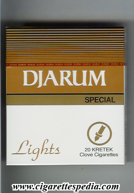 djarum horizontal name special lights 0 9l 20 b usa indonesia