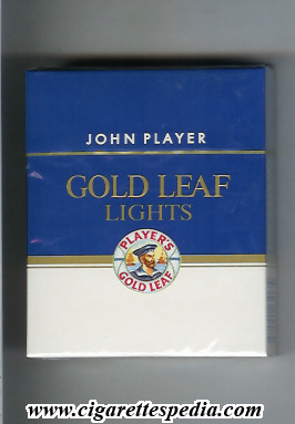 player s gold leaf john player lights ks 25 h blue white cuprus