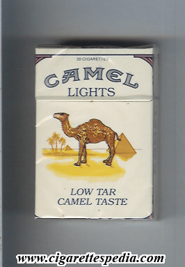 camel lights low tar camel taste ks 20 h usa